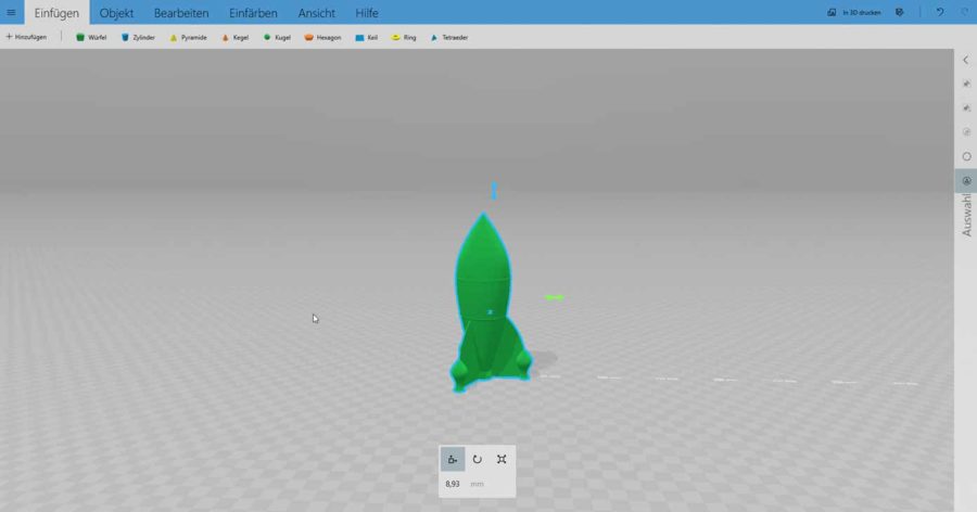 CAD program 3DBuilder
